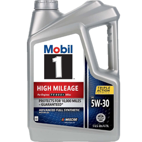 <strong>Mobil 1 High Mileage 5W-30 Motor Oil</strong>