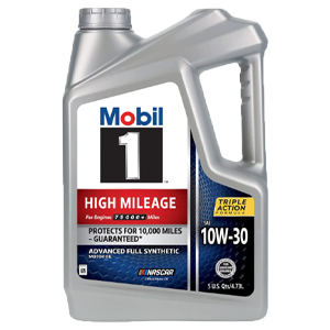 Mobil 1 High Mileage Full Synthetic Motor Oil