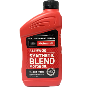 Motorcraft Oil – SAE 5W-20, Synthetic Blend