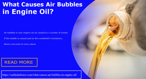 Air Bubbles in Engine Oil