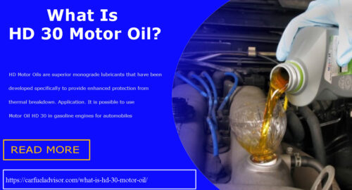 What Is HD 30 Motor Oil