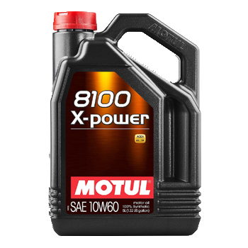 Motul 8100 X-Power 10W60 100% Synthetic Engine Oil